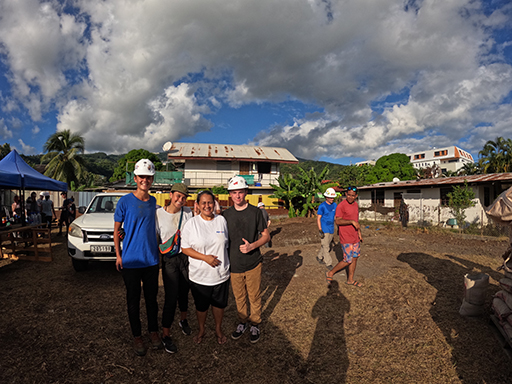 2022 Tahiti Taravao HXP - Day 6 (1st Day at the Work Site, Clearing the Land to Build a House for Tiana, Digging the Foundation & Footings, Purple Worms & Centipedes,Swimming in the Reef, Activity and Dinner with the Vaihiria Ward, Double Dragon)